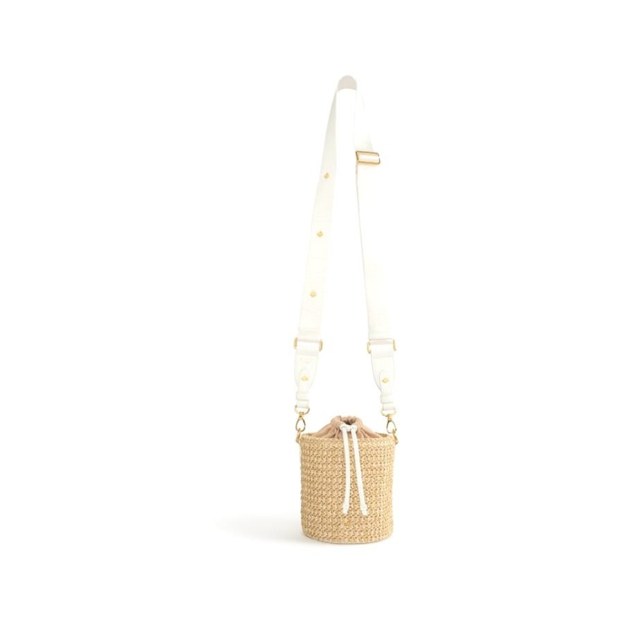 ANY DI Basket Bag Straw in straw-look polyester textile (8)