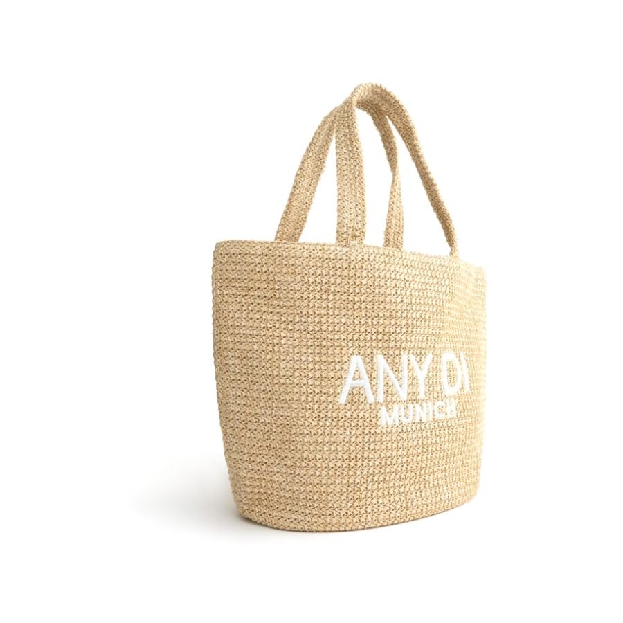 ANY DI Beach Bag Straw in straw-look polyester textile
