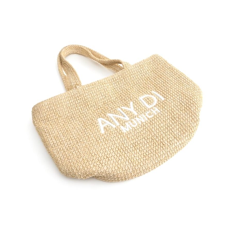 ANY DI Beach Bag Straw in straw-look polyester textile (4)
