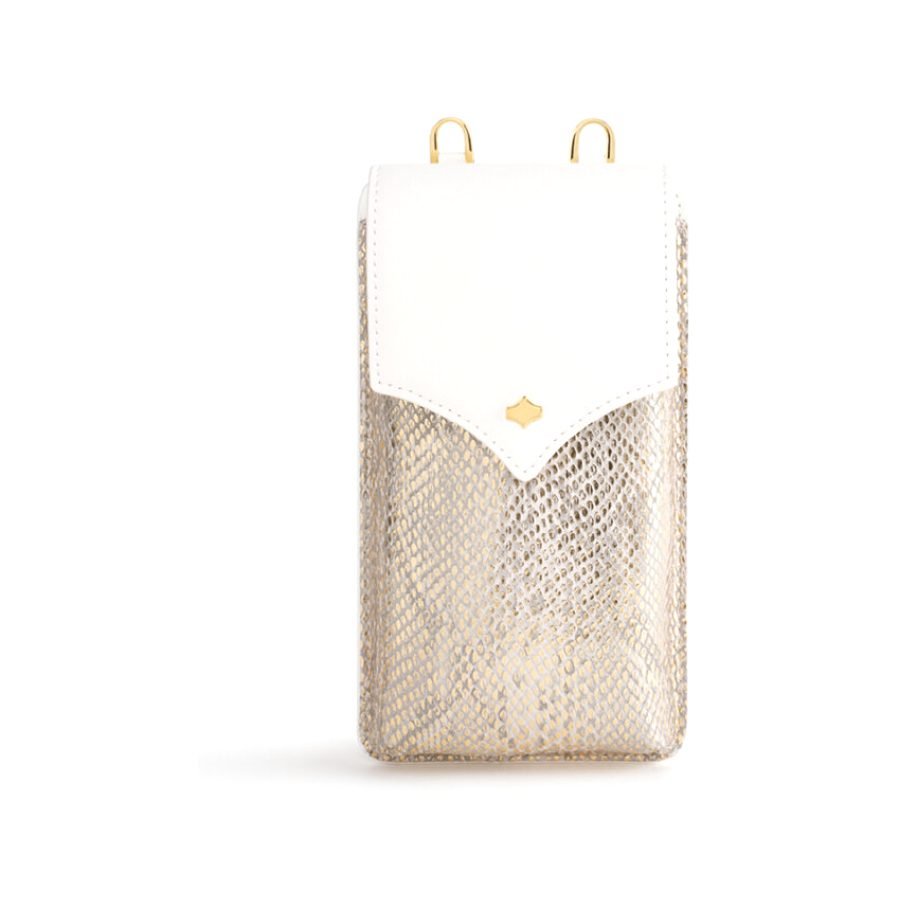 ANY DI Phone Pouch White in vegan leather