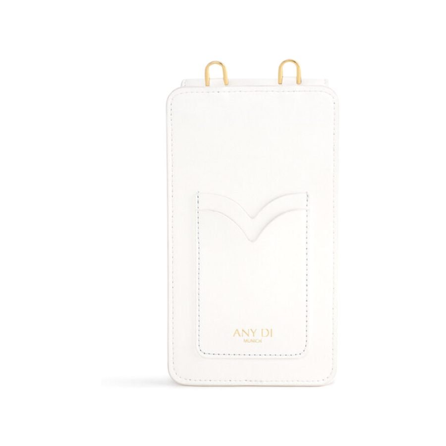 ANY DI Phone Pouch White in vegan leather (2)