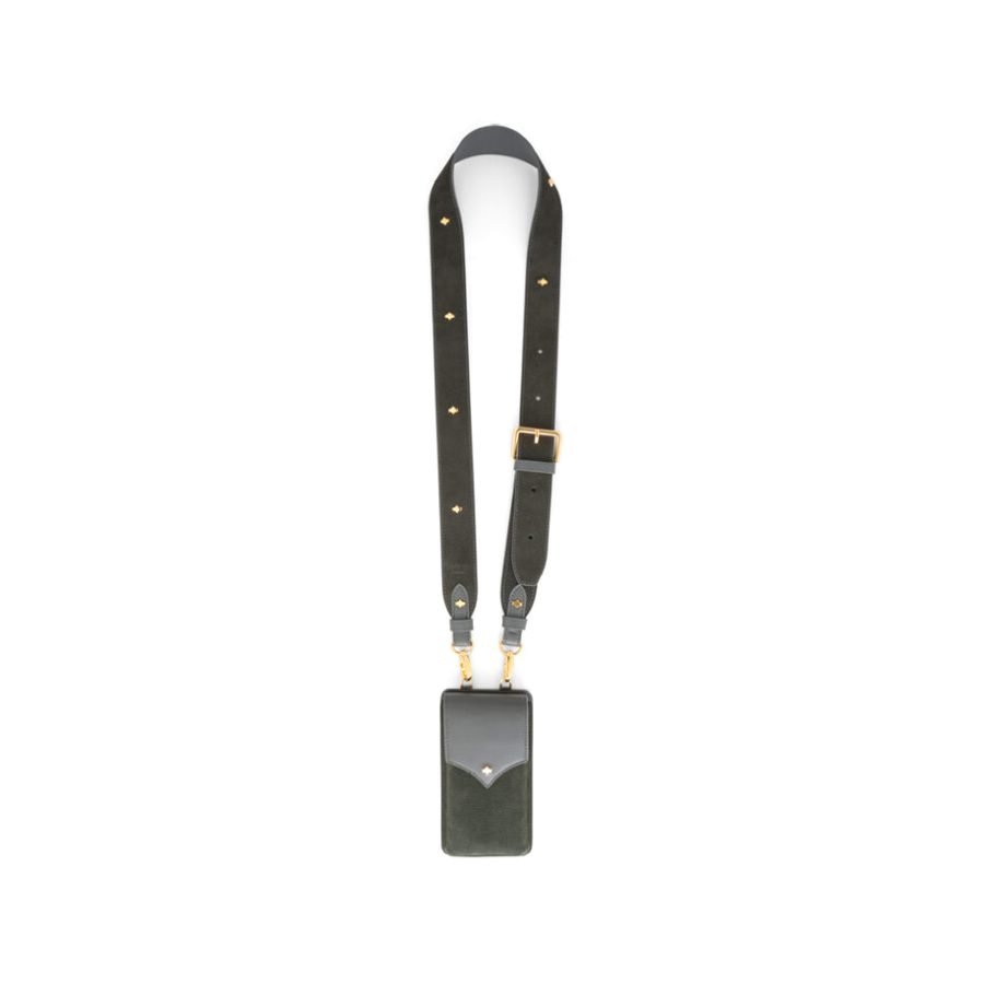 Phone Pouch – Khaki Nubuck