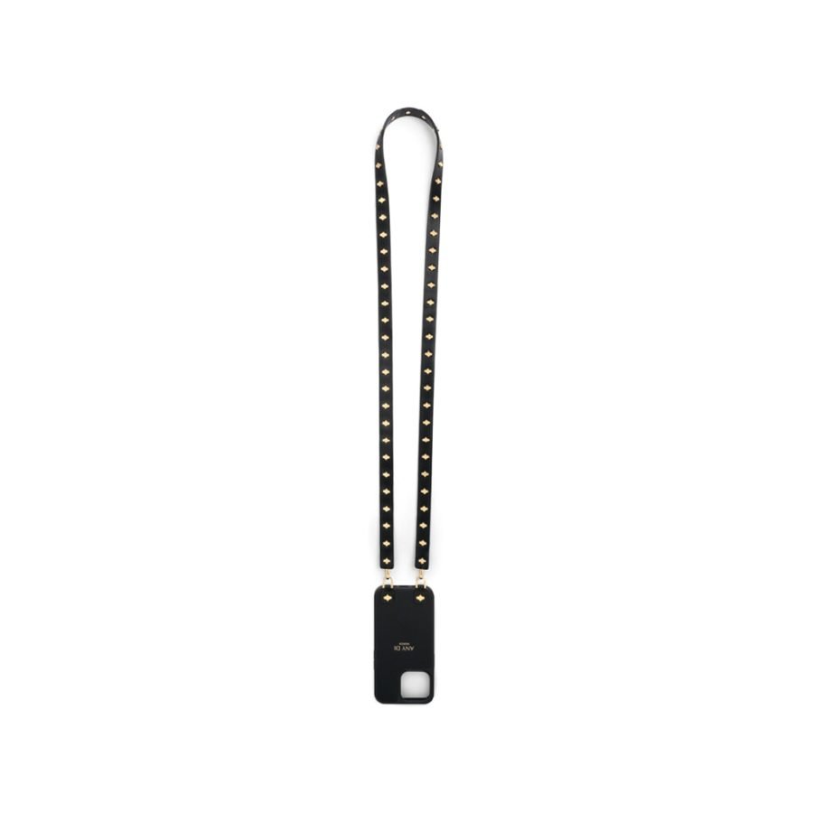 ANY DI Crossbody Strap Studs Black in vegan leather (4)