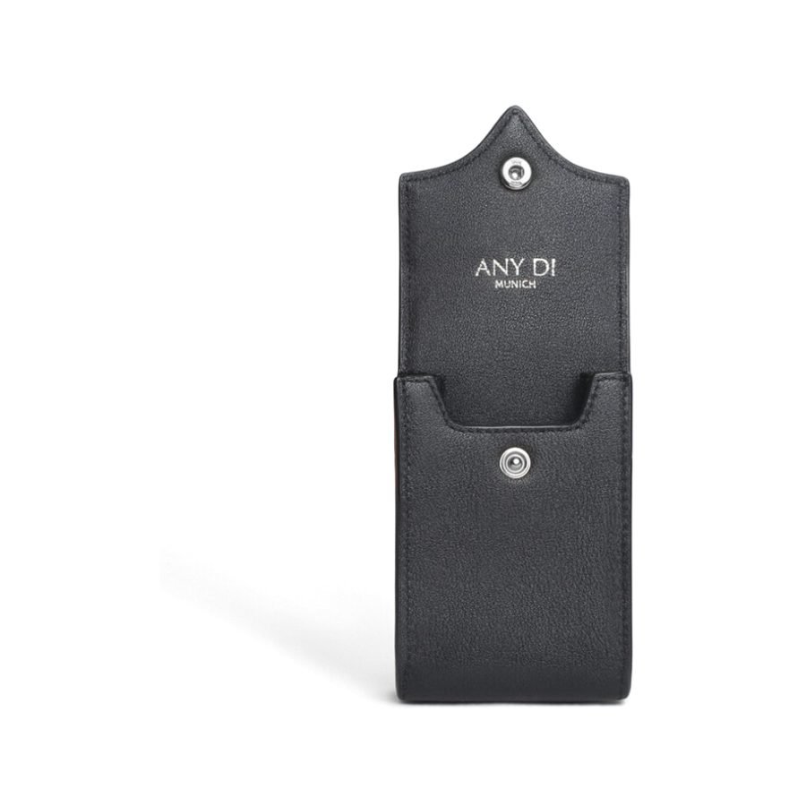 ANY DI Mini Pocket Black Silver in vegan leather (3)