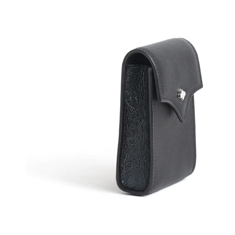 ANY DI Mini Pocket Black Silver in vegan leather (4)