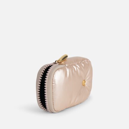 Zip Pocket Puffer – Champagne