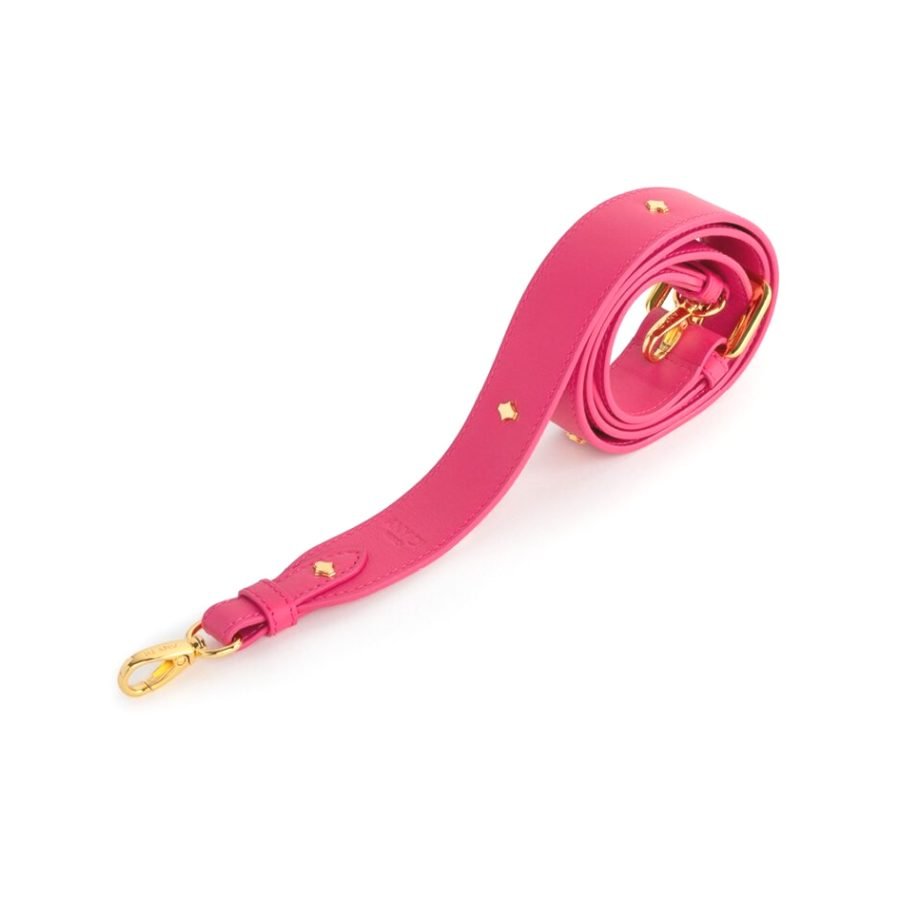 ANY DI PhoneStrap Leather Fuchsia in nappa & suede leather (3)