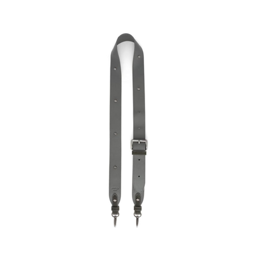 ANY DI PhoneStrap Leather Khaki Grey in nappa leather (3)