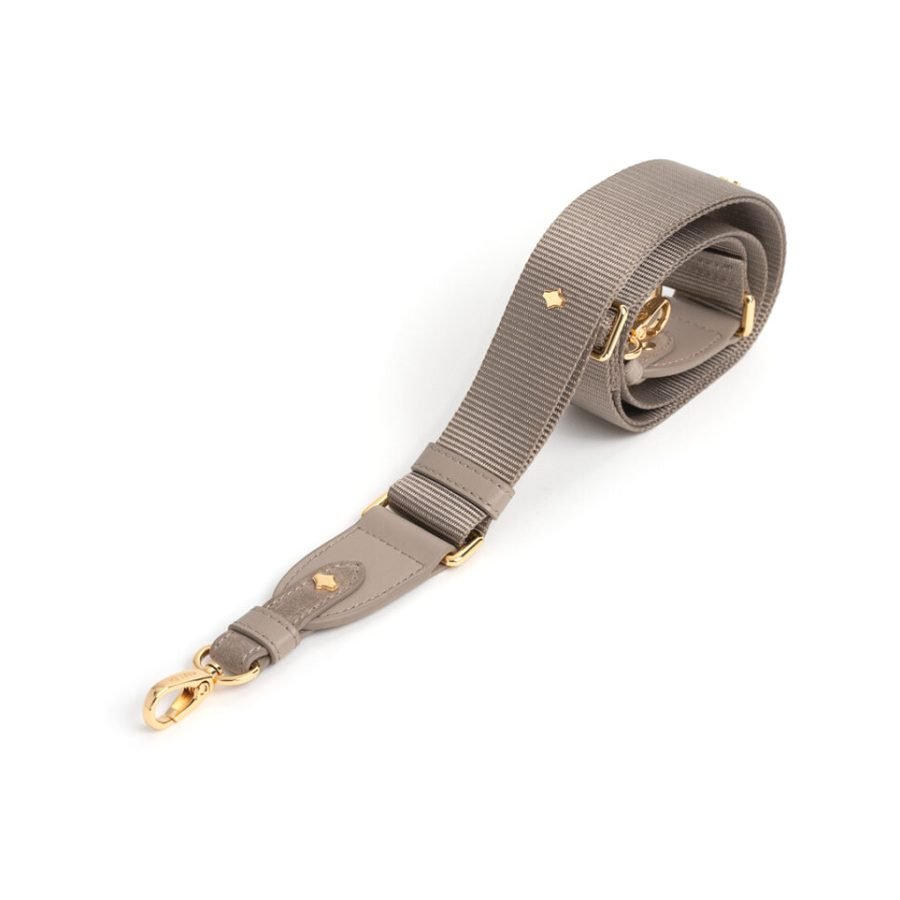 ANY DI PhoneStrap Nylon Taupe in nylon & vegan leather