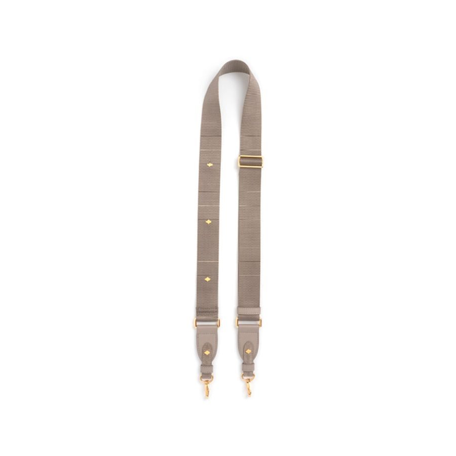 ANY DI PhoneStrap Nylon Taupe in nylon & vegan leather (2)
