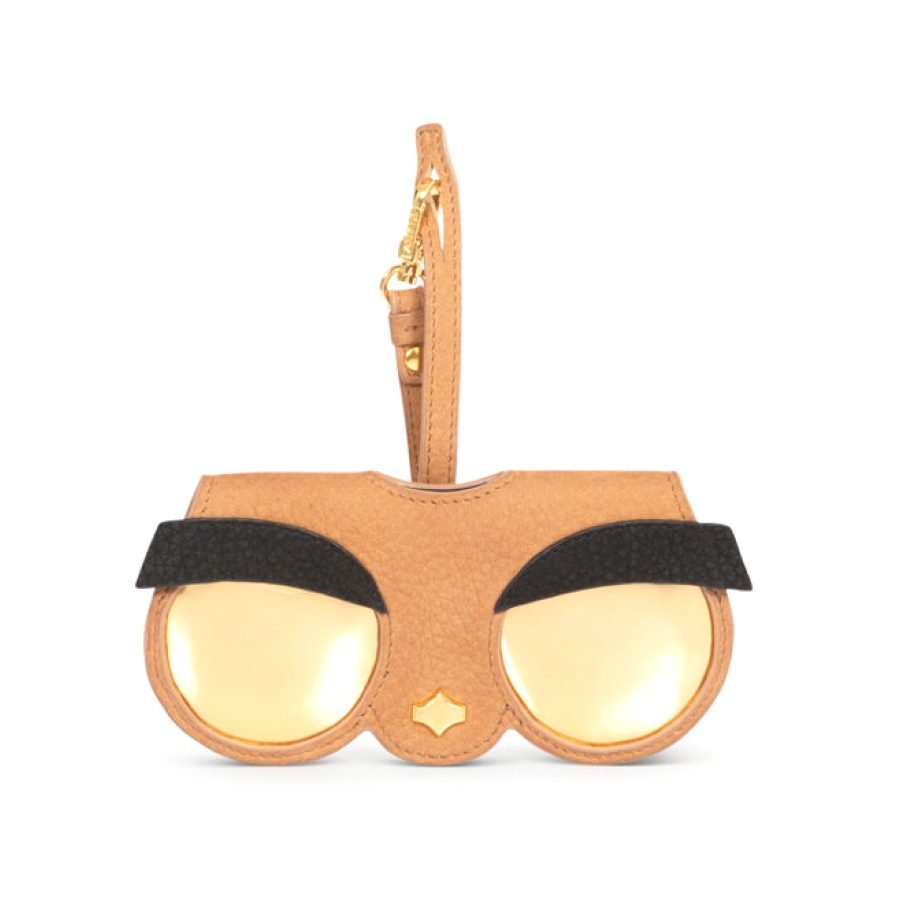 ANY DI SunCover Eyebrow glasses case in nubuck leather