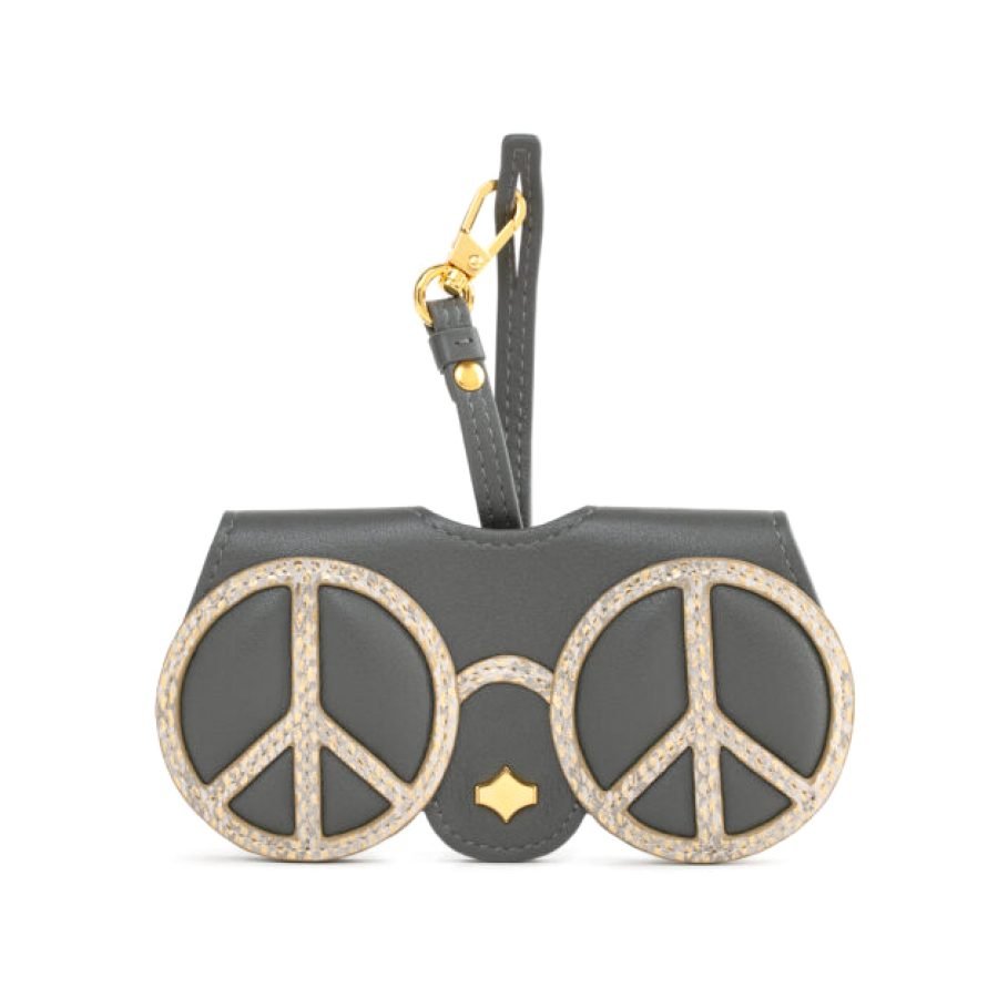 ANY DI SunCover Khaki Peace glasses case in nappa leather (3)
