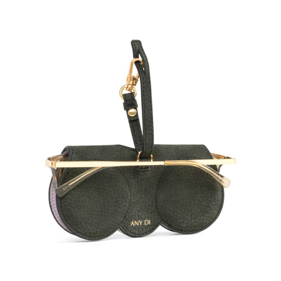 ANY DI SunCover Scarabaeus glasses case in nubuck leather