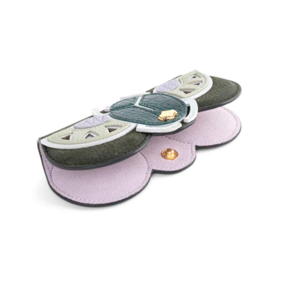 ANY DI SunCover Scarabaeus glasses case in nubuck leather (3)