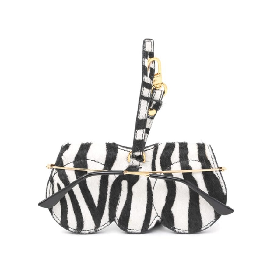ANY DI SunCover Zebra glasses case in hair-on leather (3)