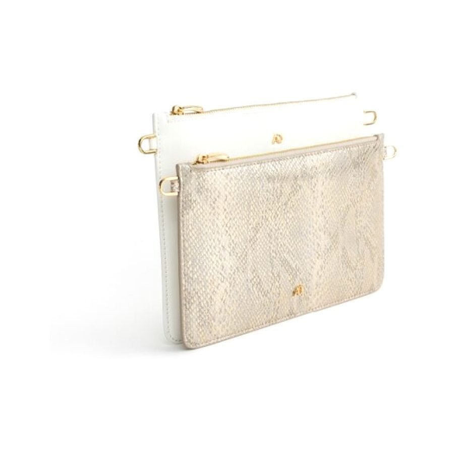 Double Bag Mini – Snake Gold
