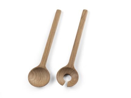Oak Salad Servers 24 cm, Set of 2
