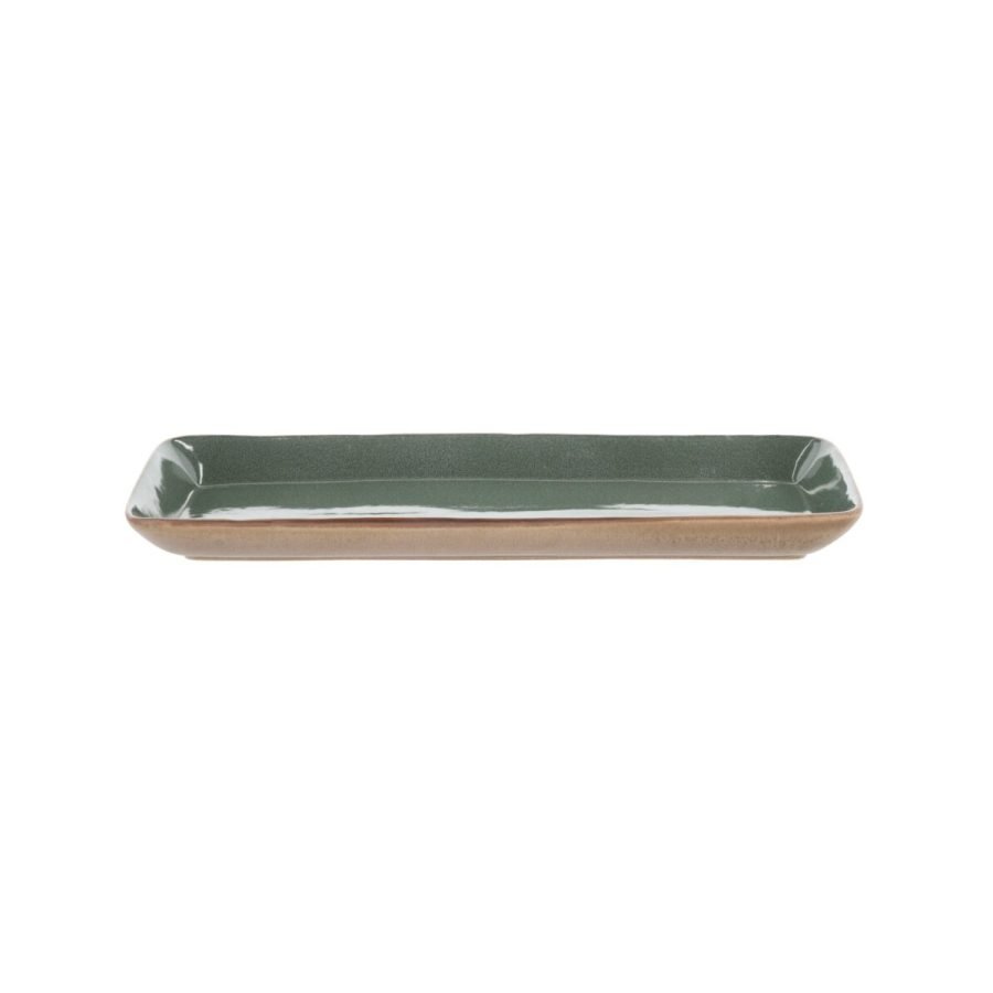 Bitz Wood Rectangular Serving Dish 38 × 14 cm in Wood/Forest