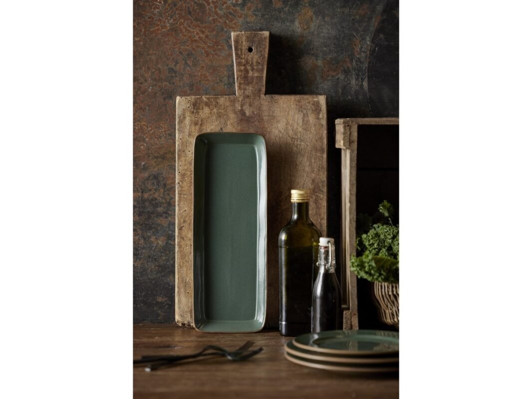 Bitz Wood Rectangular Serving Dish 38 × 14 cm in Wood/Forest (7)