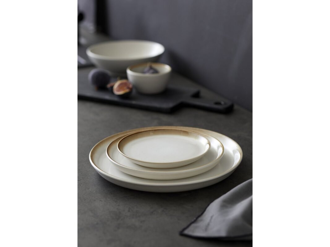 Bitz Gastro Plate 27 cm in Cream/Cream (8)