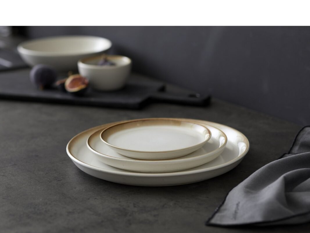 Bitz Gastro Plate 27 cm in Cream/Cream (9)