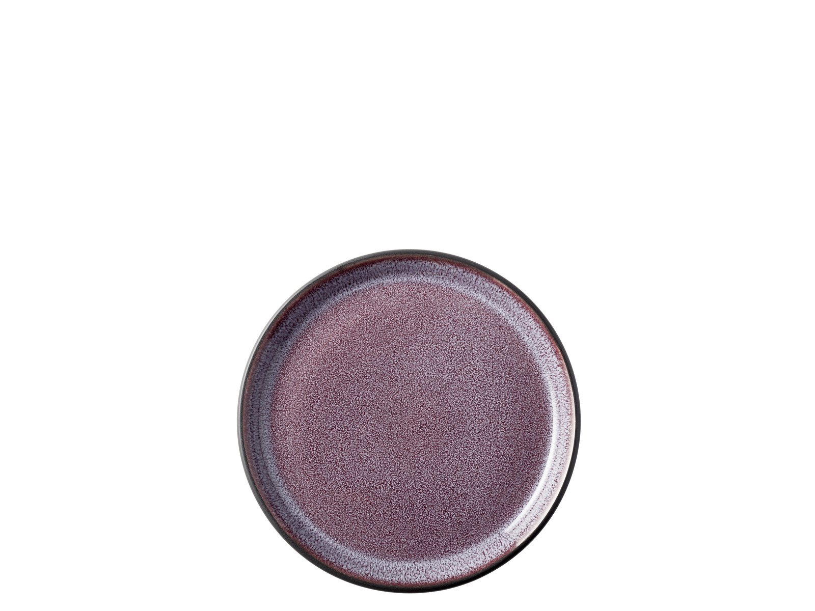 Plate Gastro 17Cm Black/Lilac Bitz