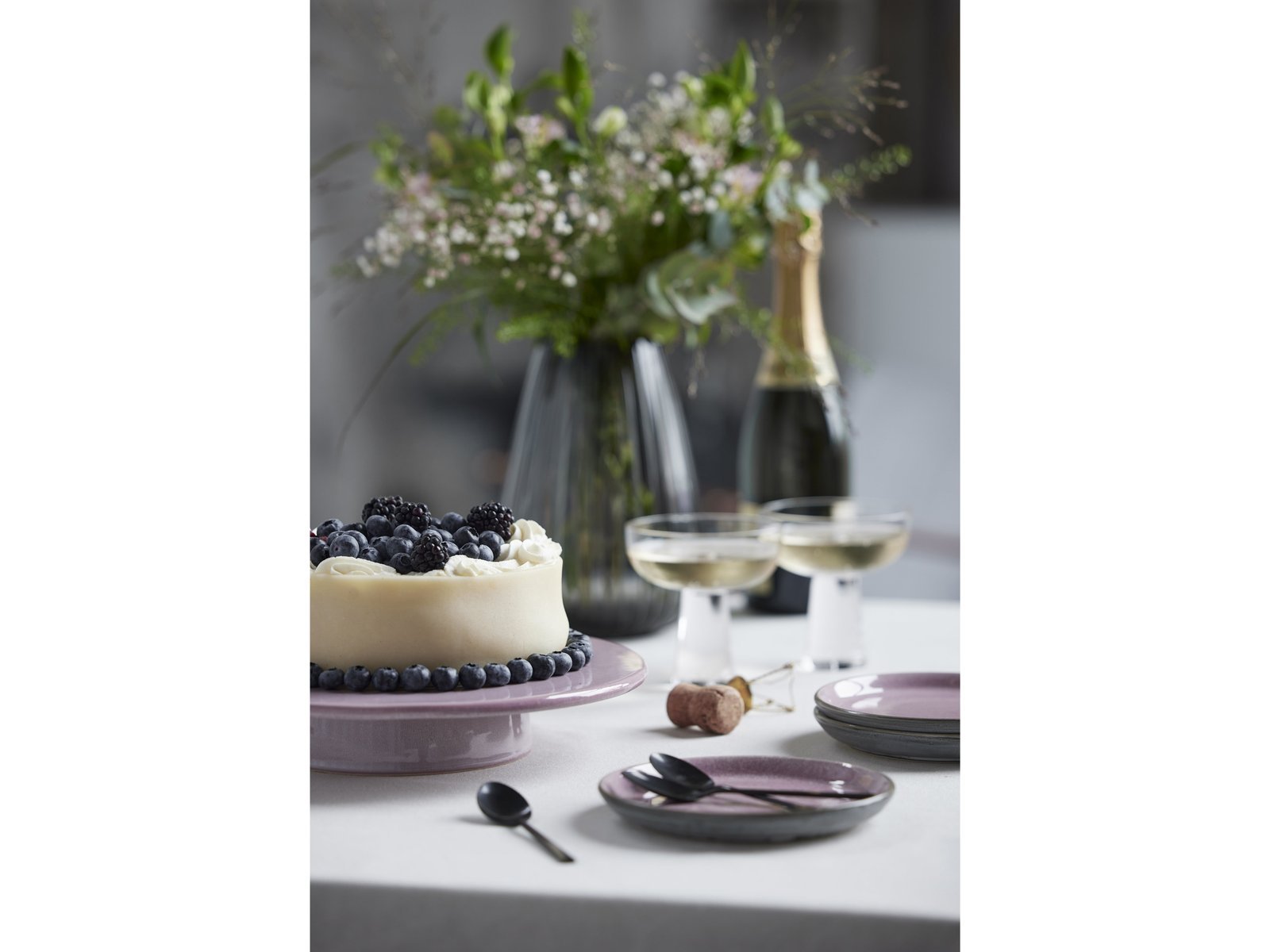 Plate Gastro 17Cm Grey/Light Pink Bitz - Image 5