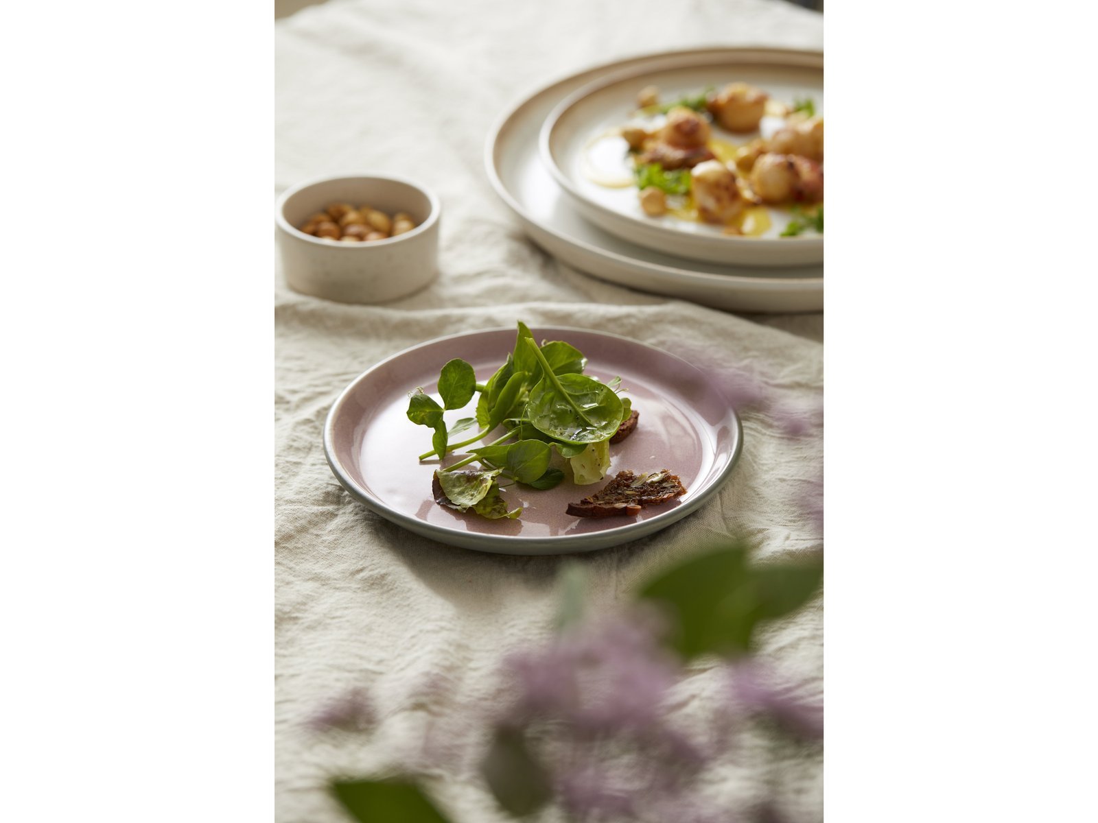 Plate Gastro 17Cm Grey/Light Pink Bitz - Image 8