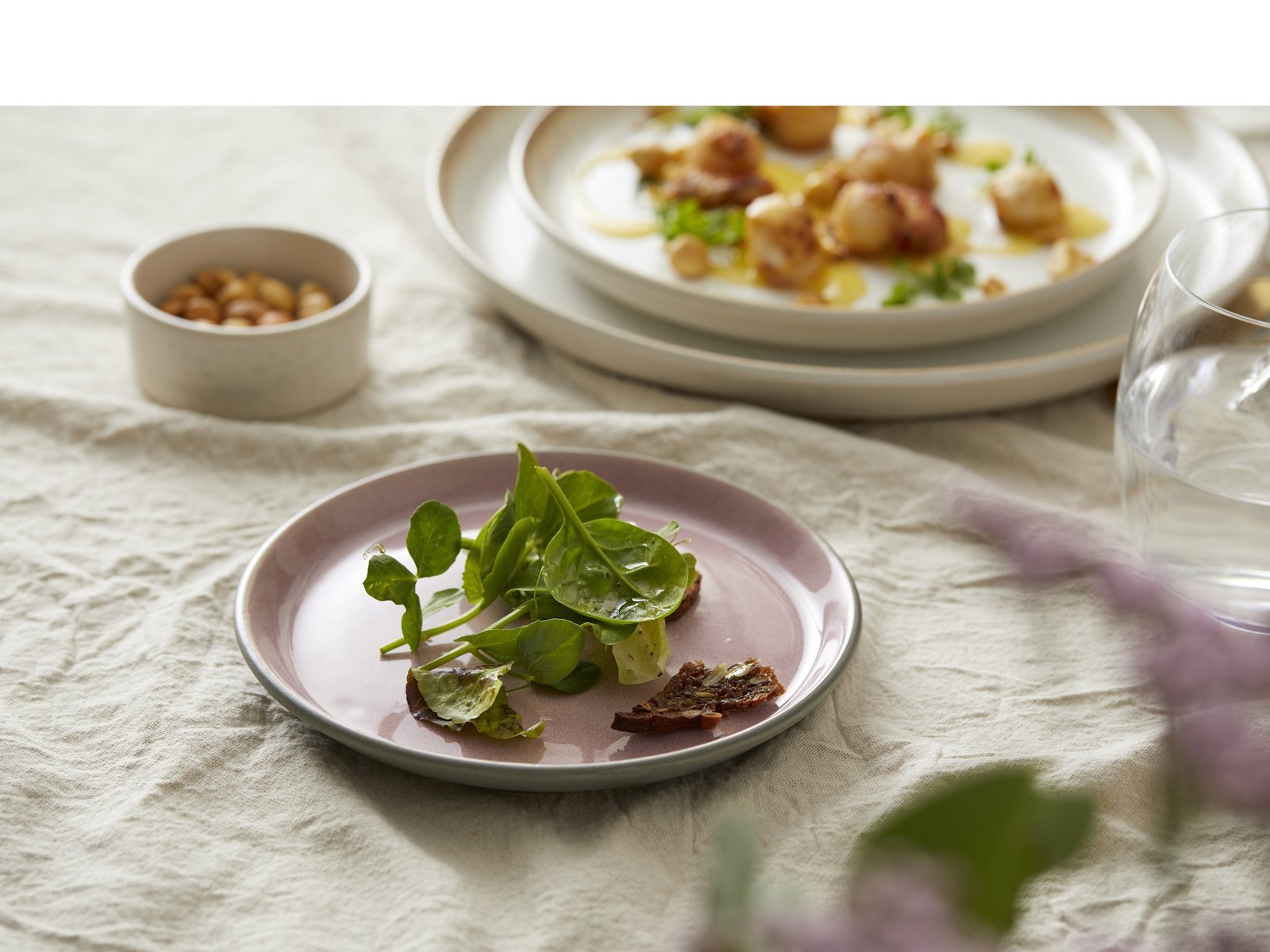 Plate Gastro 17Cm Grey/Light Pink Bitz - Image 9