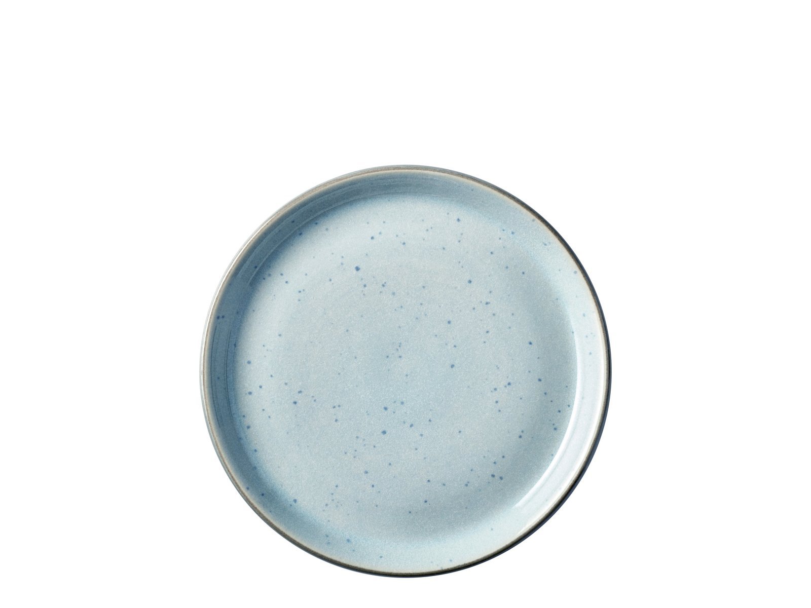 Plate Gastro 17Cm Grey/Light Blue Bitz