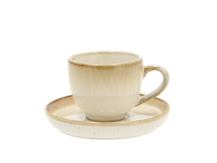 Gastro Espresso Cup with Saucer 7 cl – Cream