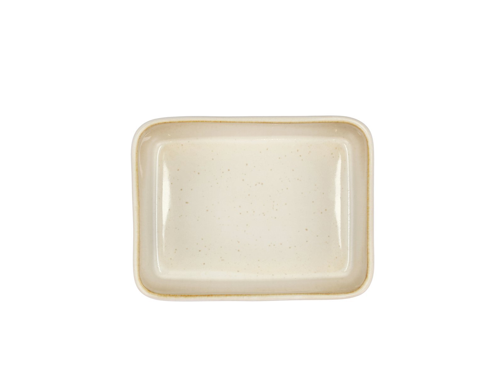 Dish Rectangular 19 X 14 Cm Cream/Cream Stoneware - Image 2