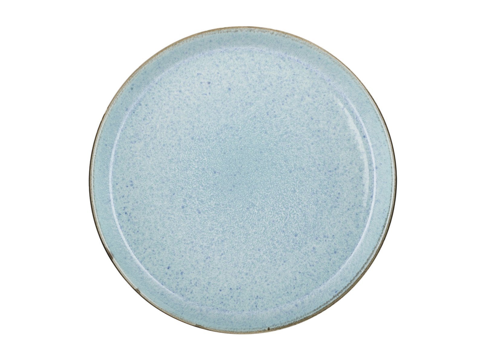 Plate Gastro 27Cm Grey/Lightblue Bitz