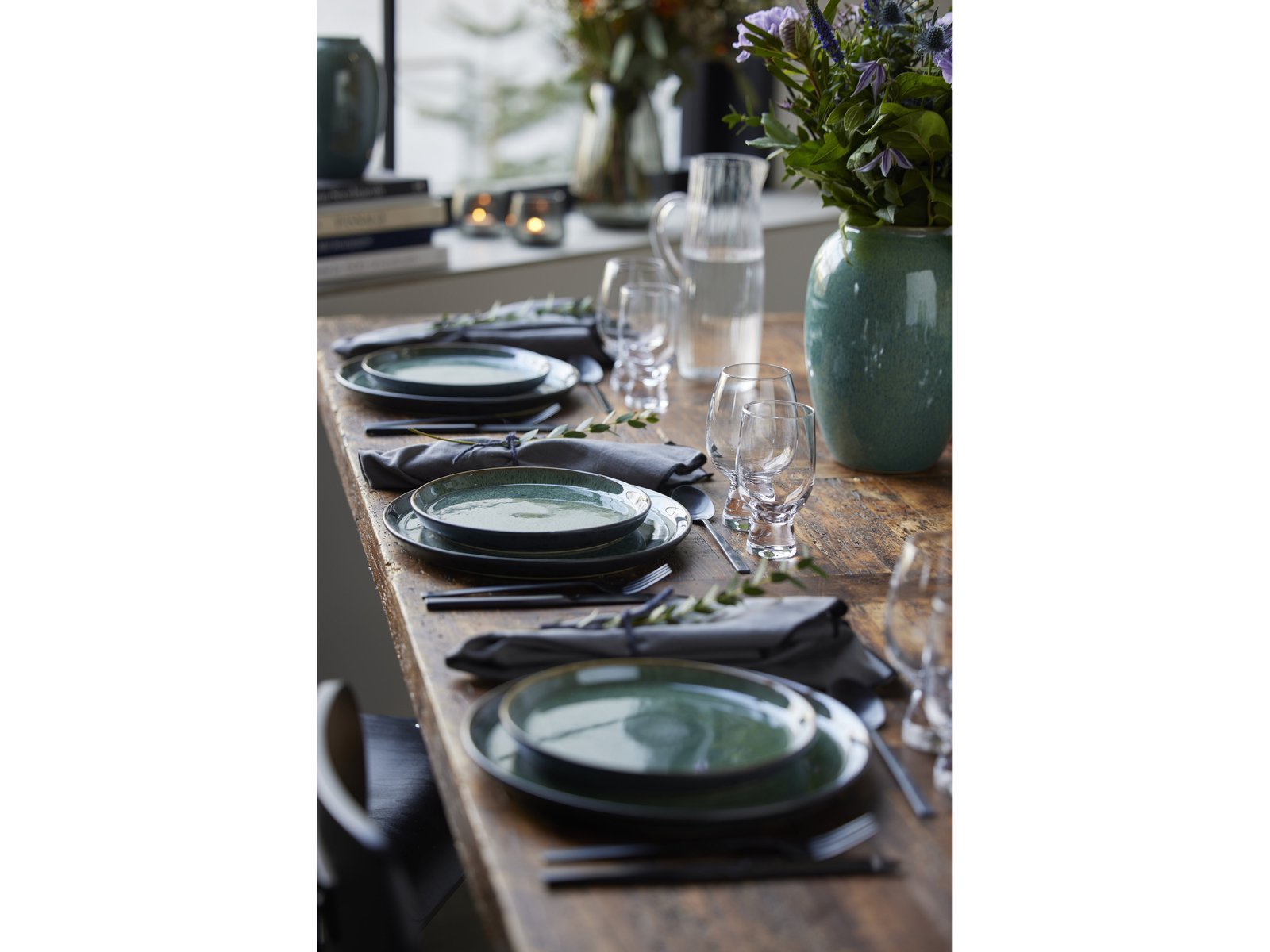 Plate Gastro 27Cm Black/Green Bitz - Image 4