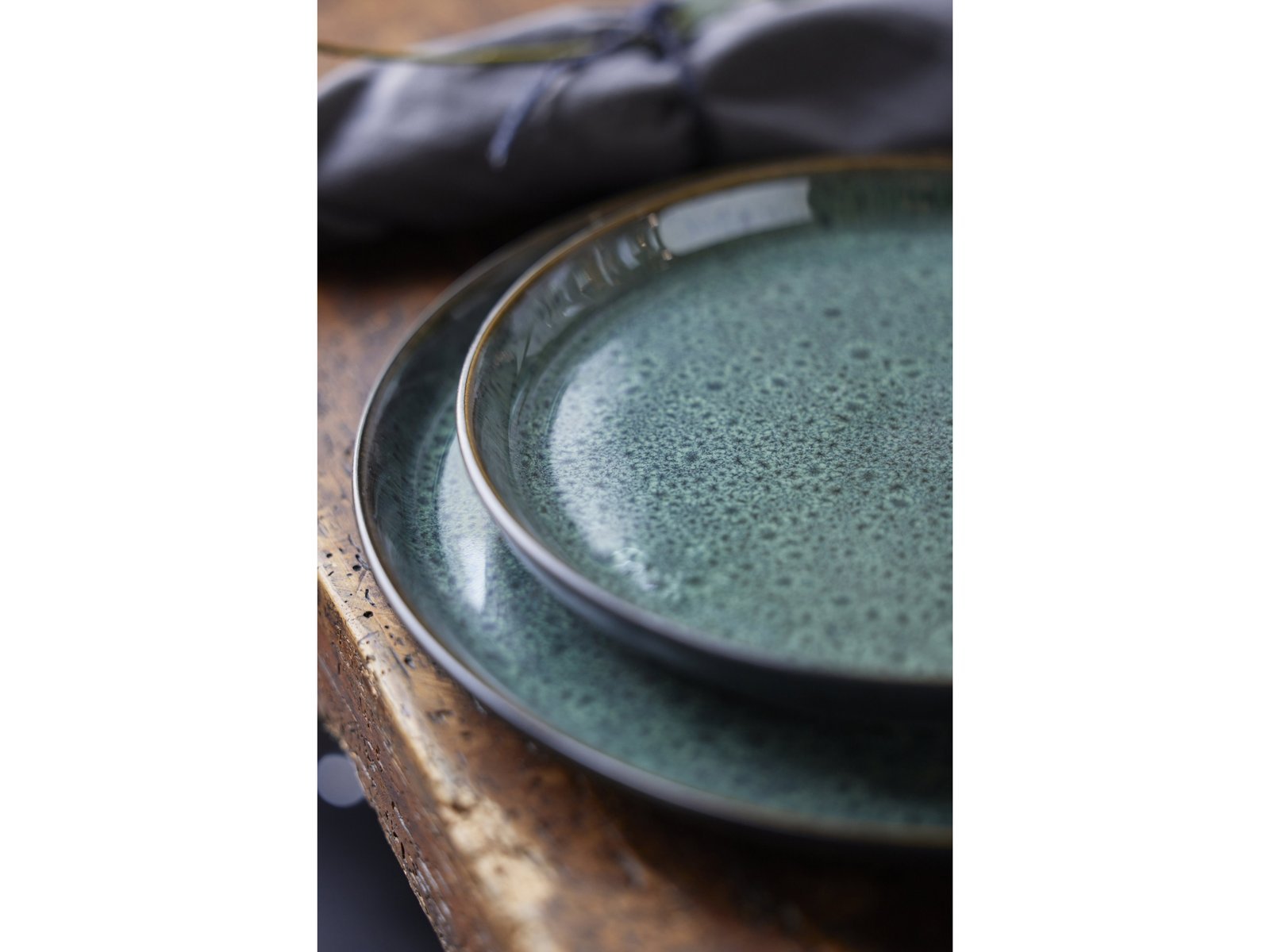 Plate Gastro 27Cm Black/Green Bitz - Image 5