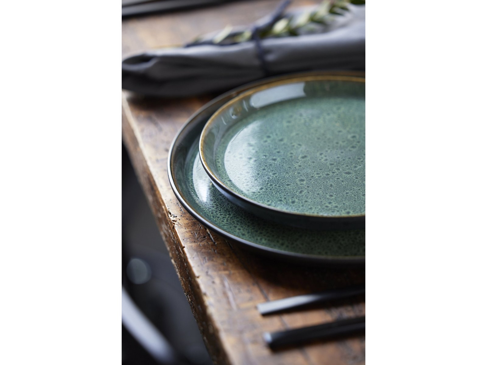 Plate Gastro 27Cm Black/Green Bitz - Image 7