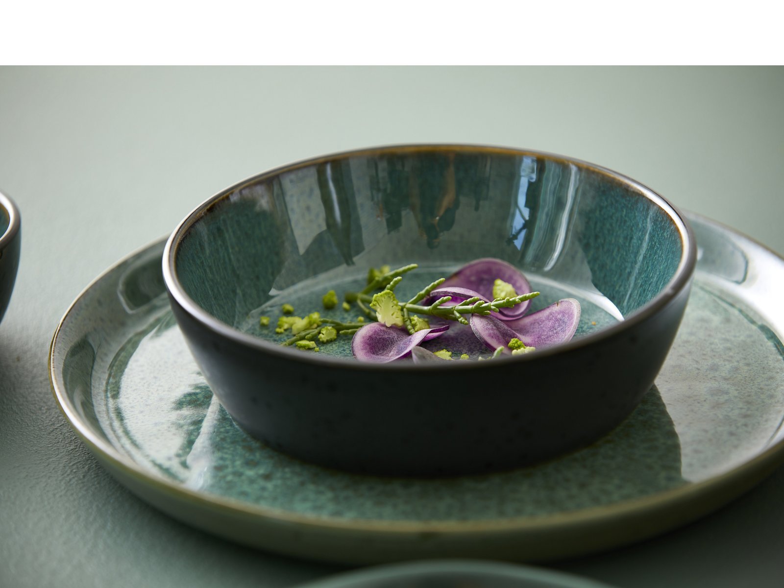 Plate Gastro 27Cm Black/Green Bitz - Image 8