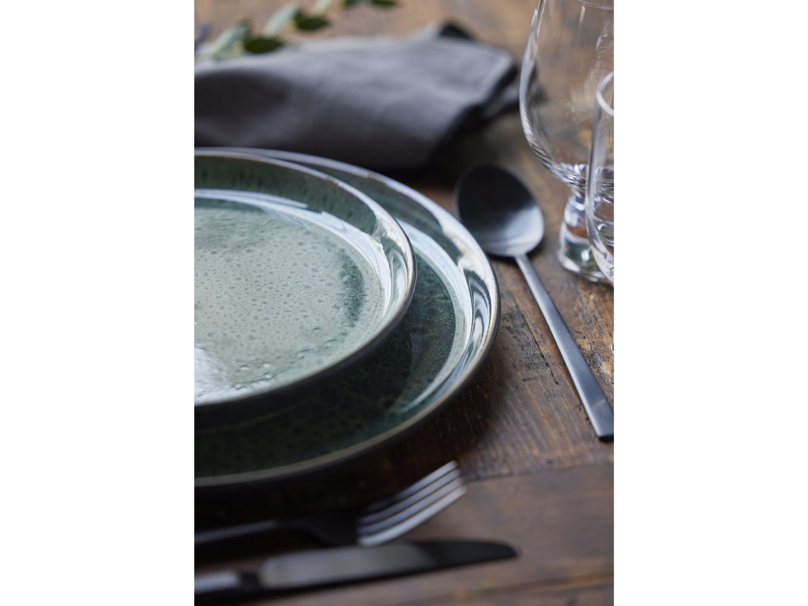 Plate Gastro 27Cm Black/Green Bitz - Image 9