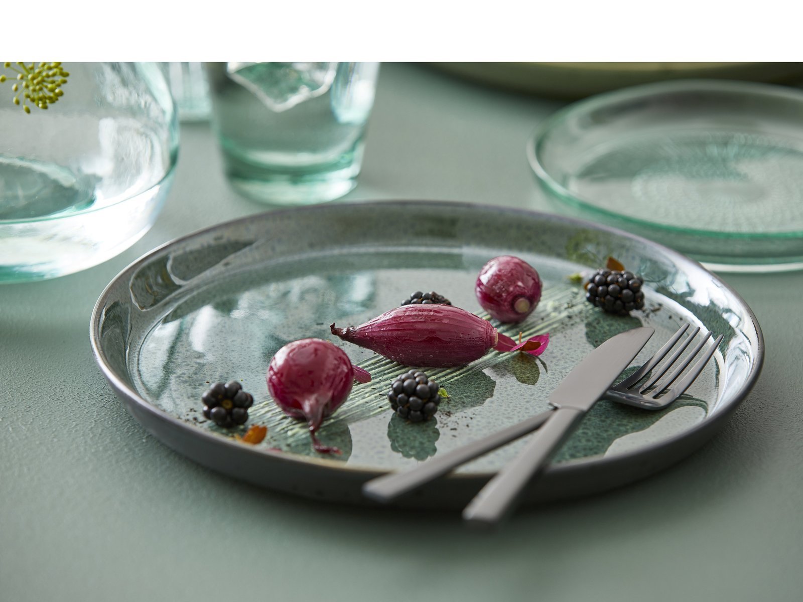 Plate Gastro 27Cm Black/Green Bitz - Image 12