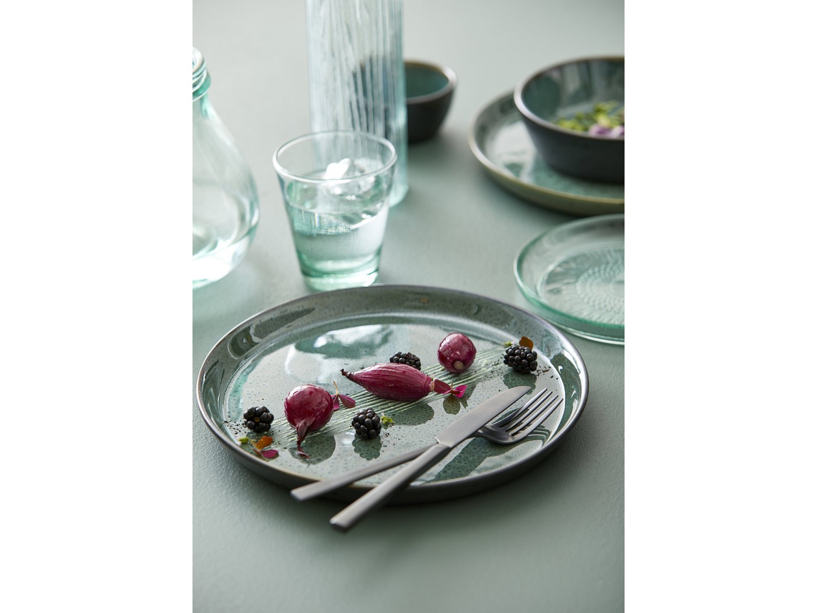 Plate Gastro 27Cm Black/Green Bitz - Image 15