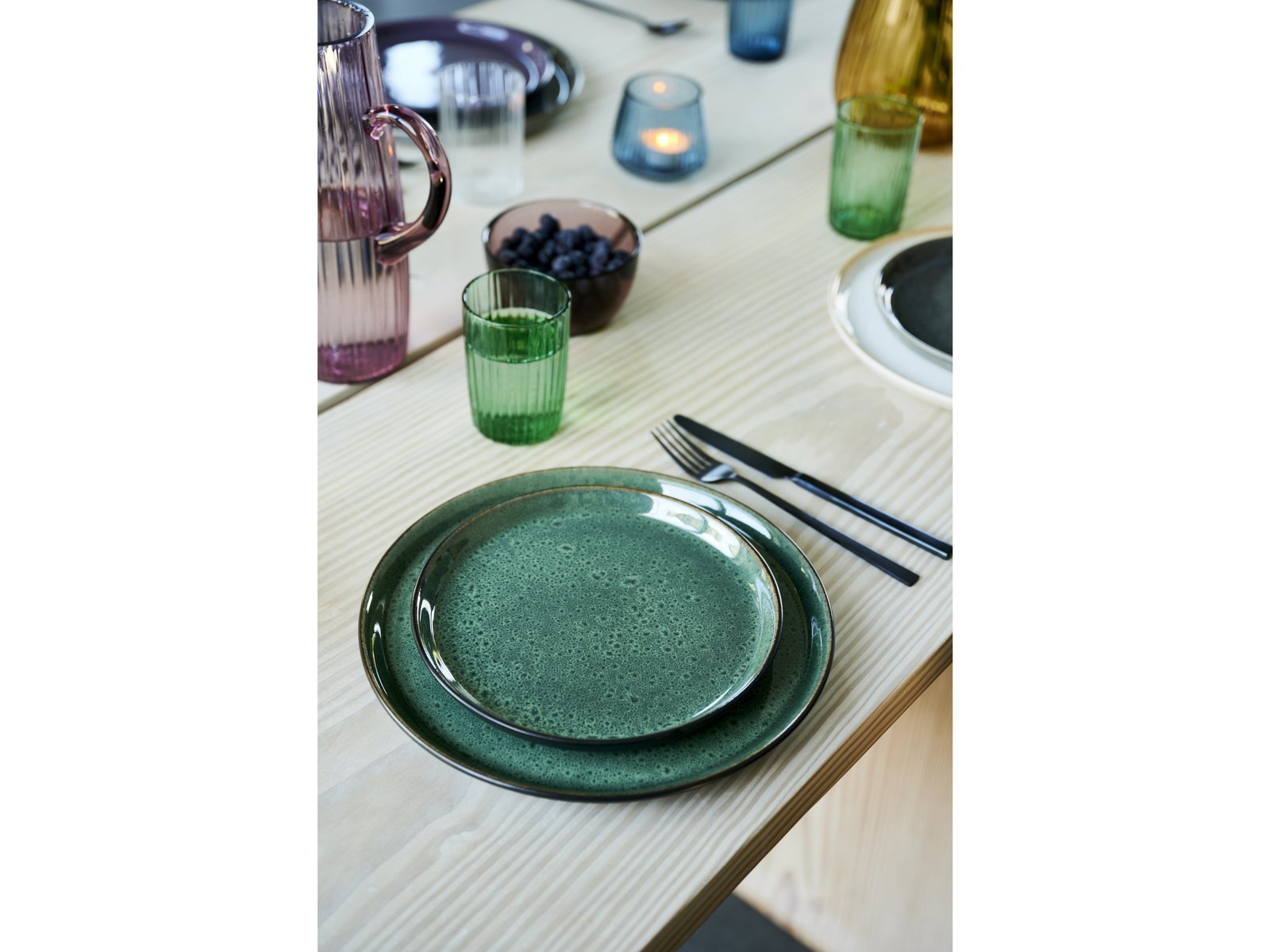 Plate Gastro 27Cm Black/Green Bitz - Image 19
