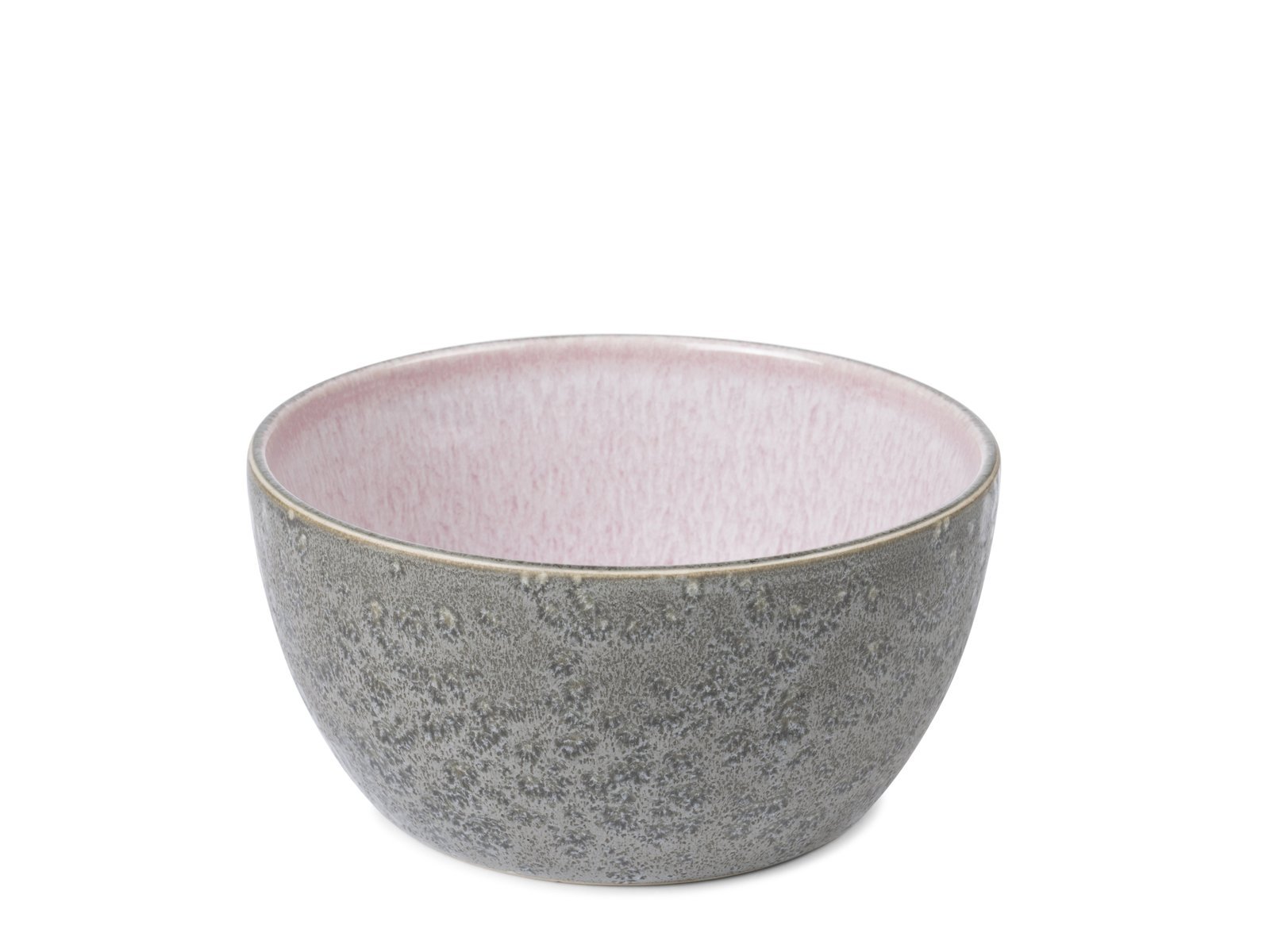 Bowl 14 Cm Grey/Light Pink Bitz