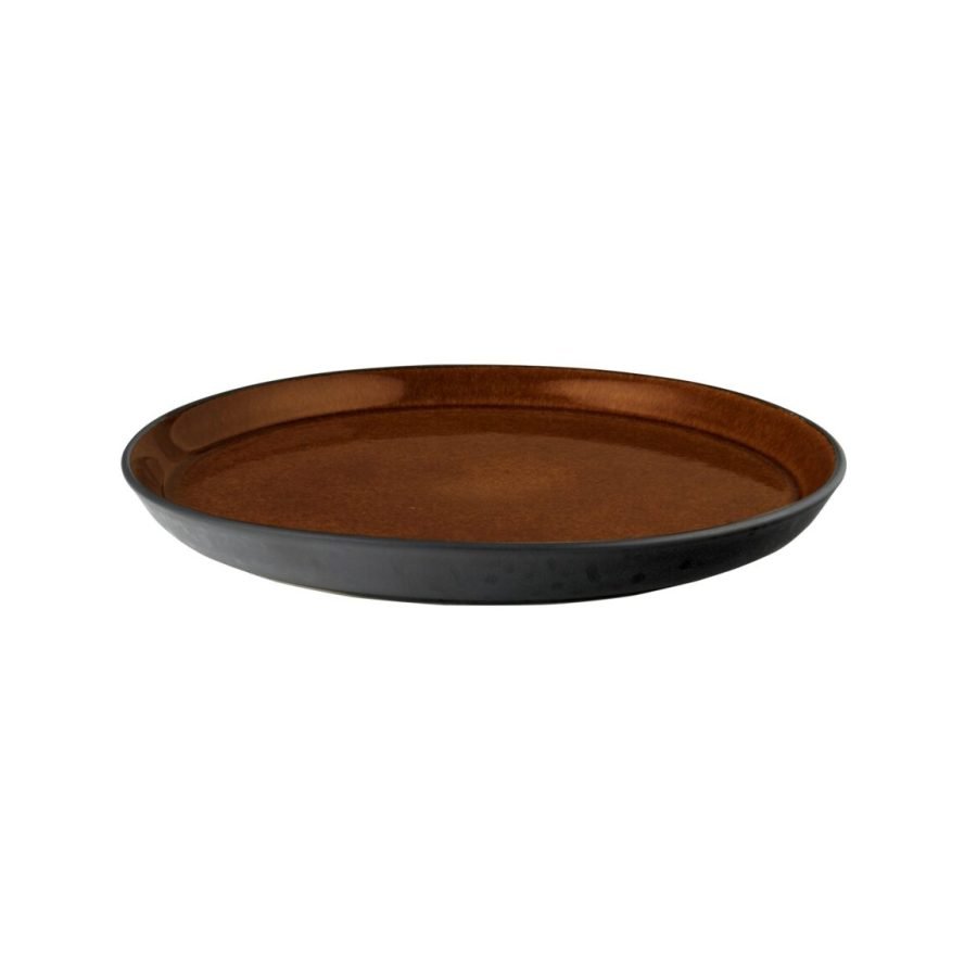 Bitz Gastro Plate 27 cm in Black/Amber (4)