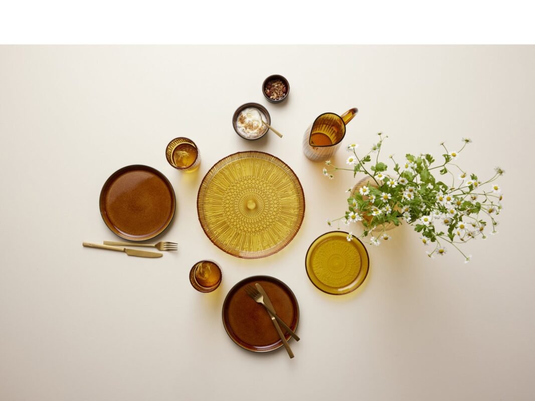 Bitz Gastro Plate 27 cm in Black/Amber (5)