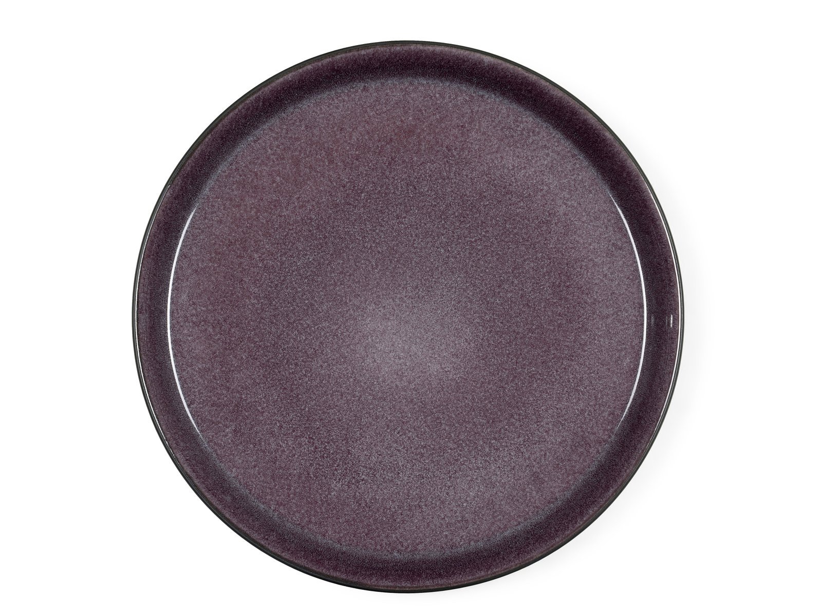 Plate Gastro 27Cm Black/Lilac Bitz