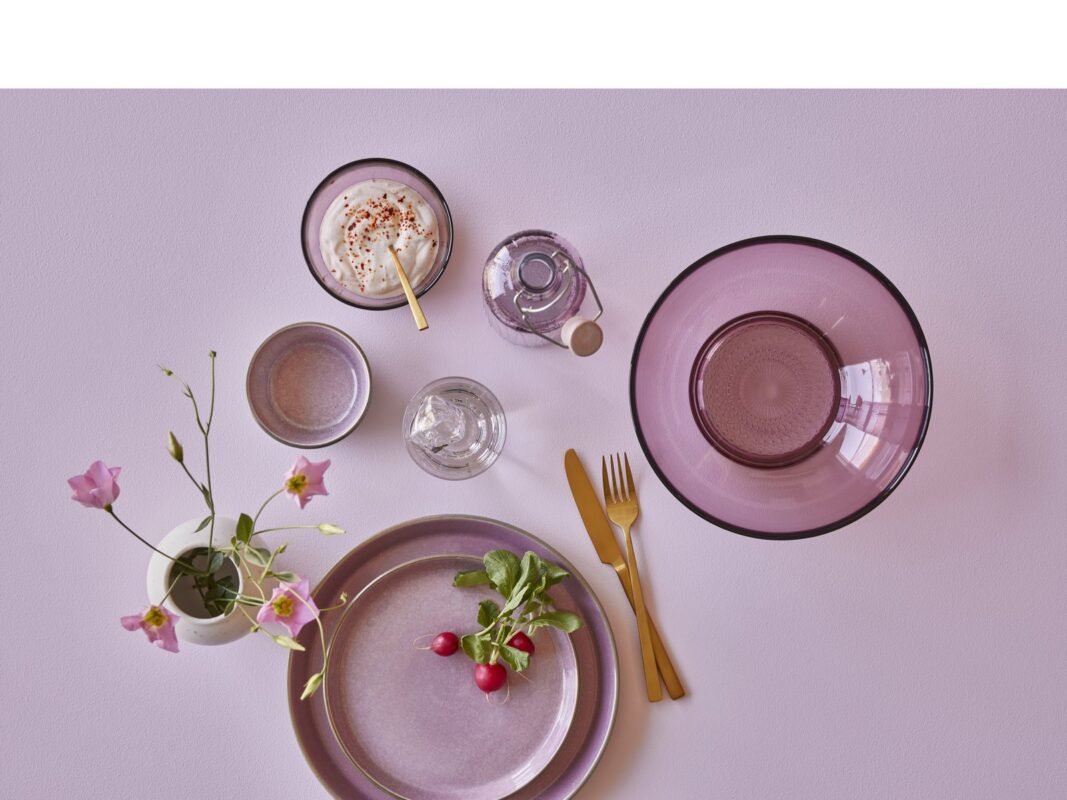 Bitz Gastro Plate 27 cm in Grey/Light Pink (4)