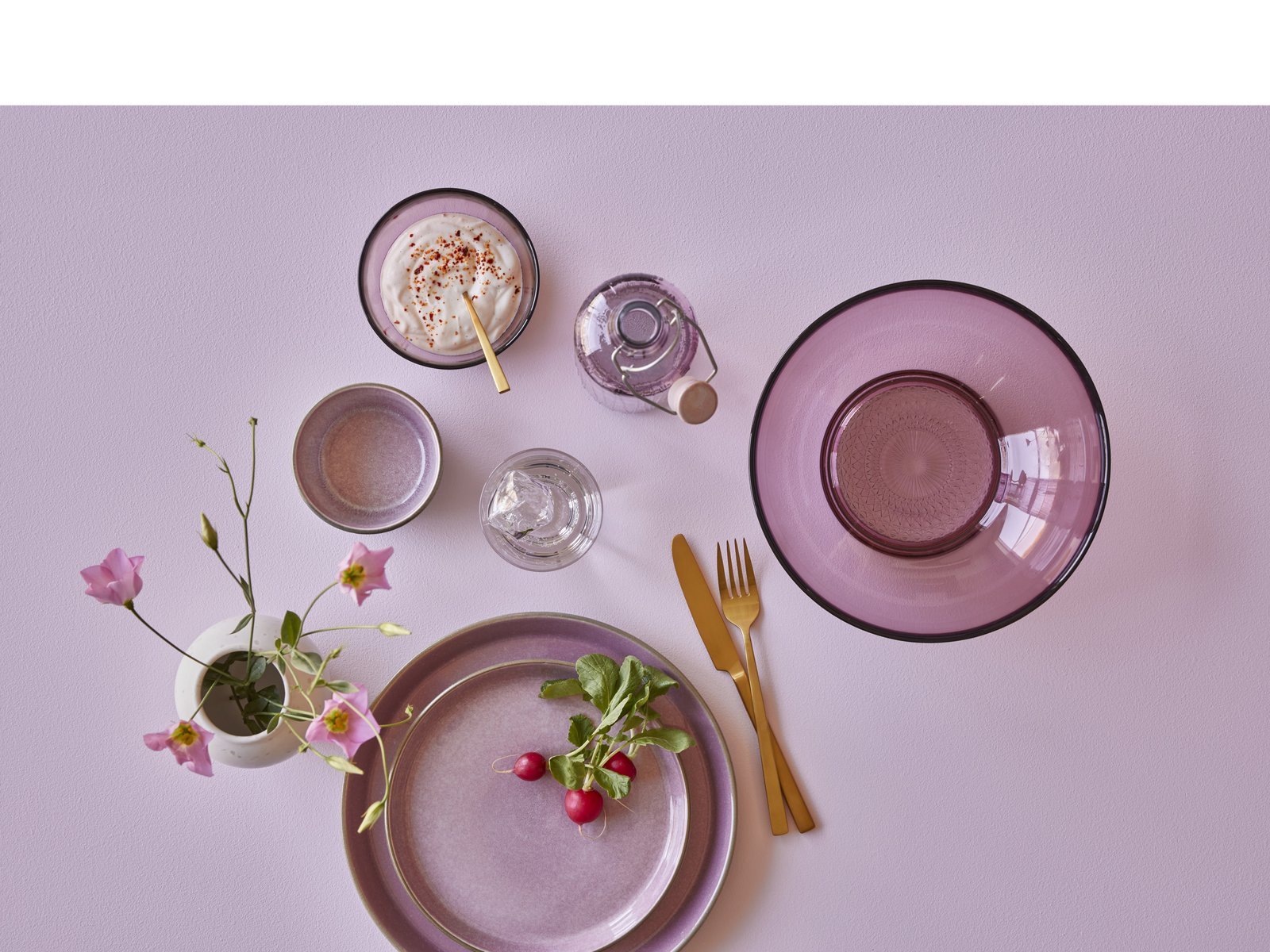 Plate Gastro 27Cm Grey/Light Pink Bitz - Image 4