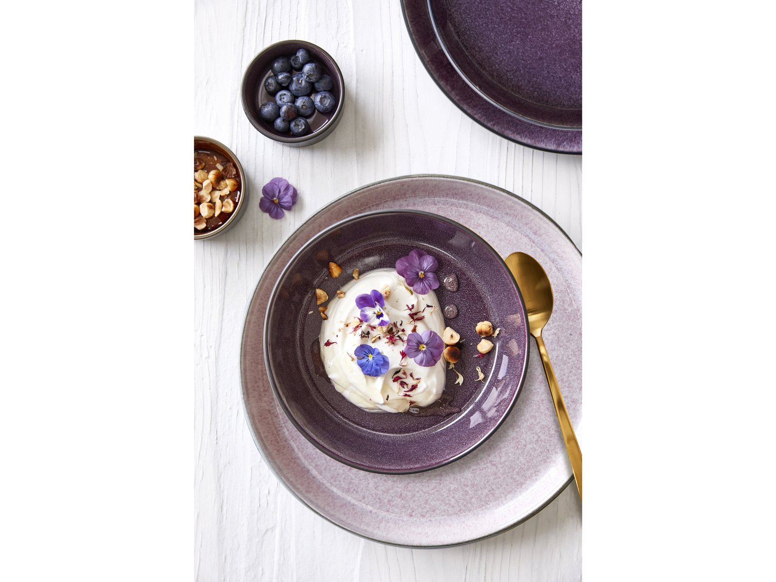 Plate Gastro 27Cm Grey/Light Pink Bitz - Image 8