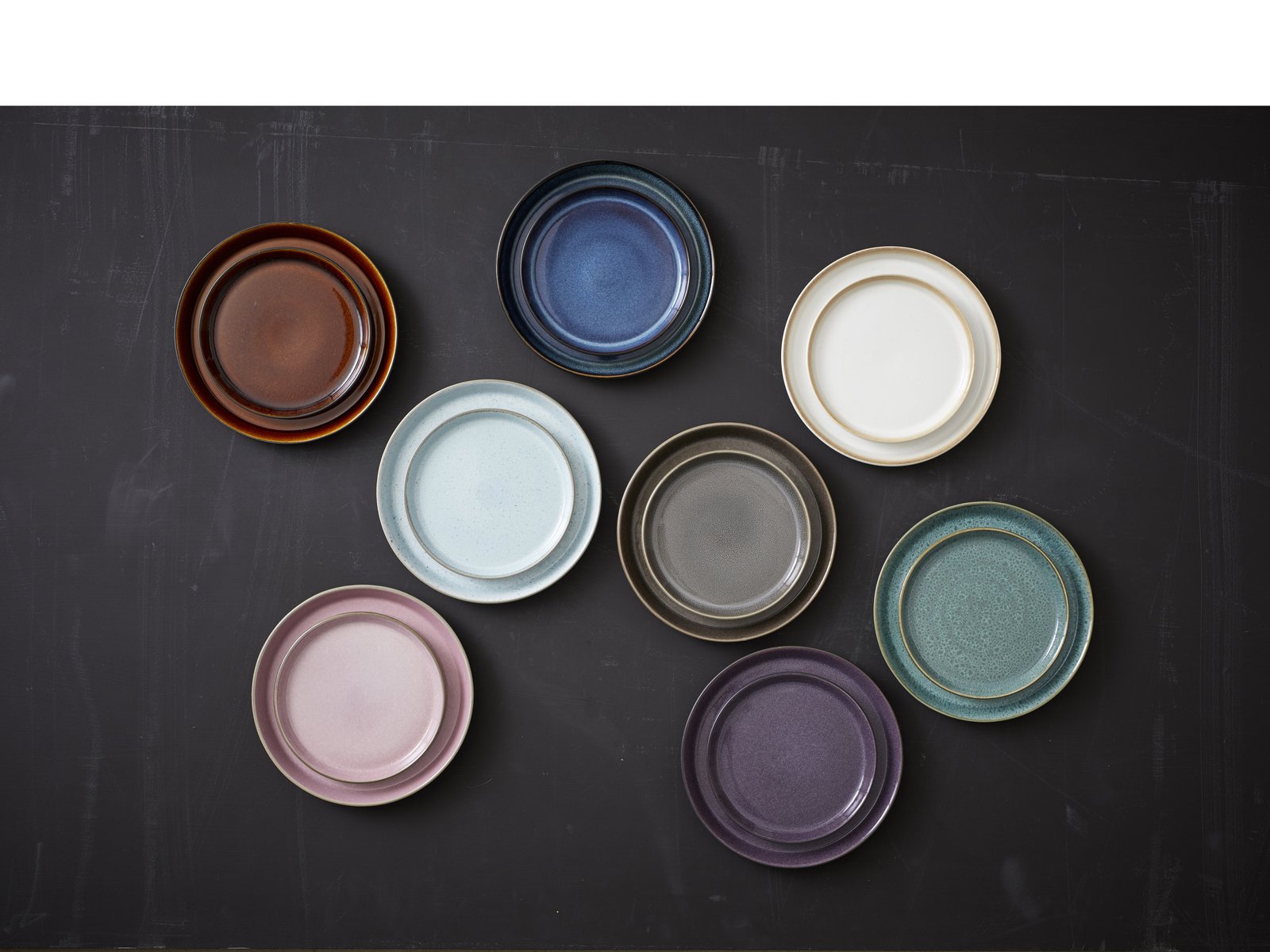 Plate Gastro 27Cm Grey/Light Pink Bitz - Image 12