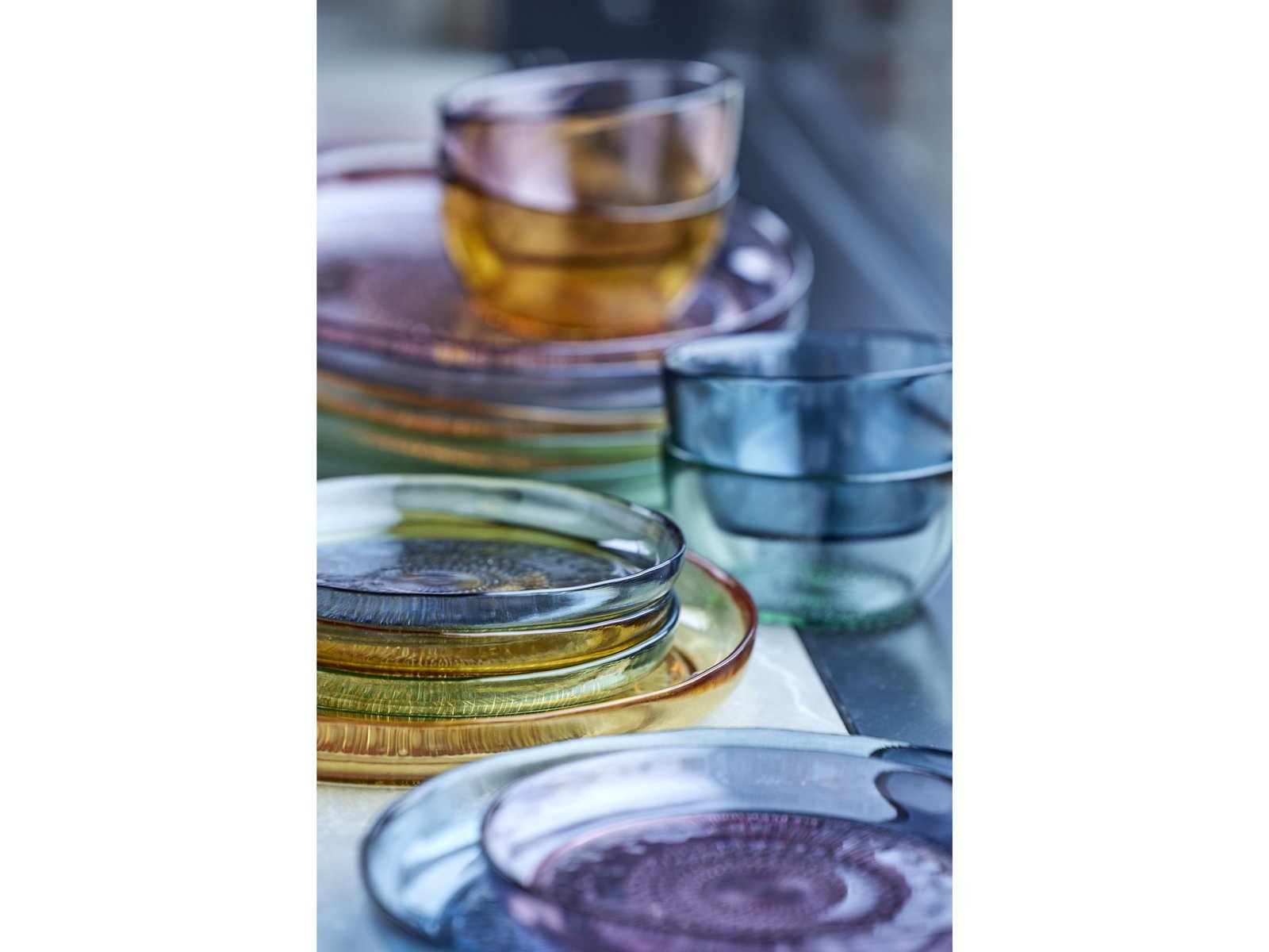 Glass Plate Kusintha 18 Cm Pink - Image 7